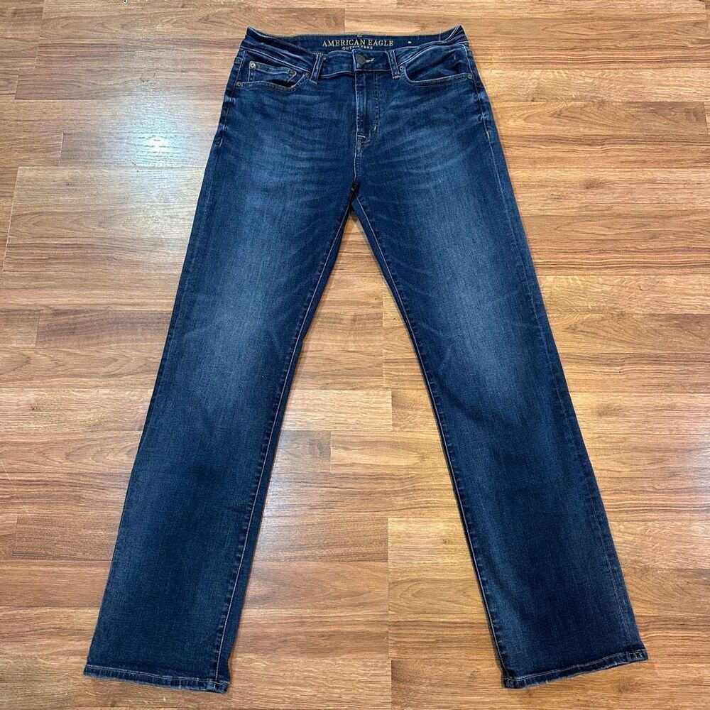 American Eagle Outfitters Jeans Original Boot Cut Denim Darkwash Extreme Flex| M